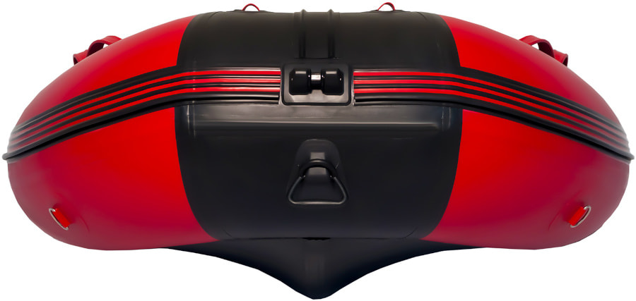 Надувная лодка ПВХ СМарин SDP Max 420, красный/черный