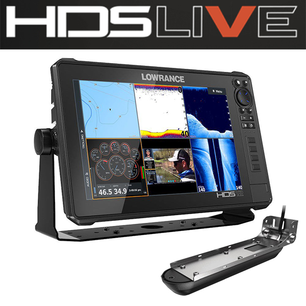 Эхолот Лоуранс HDS-12 LIVE с датчиком Active Imaging 3-в-1 (русский язык)