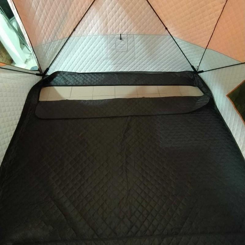 Пол утепленный для зимней палатки Mircamping 2017 (255х255 см.) + огнеупорный коврик (60х60 см.)