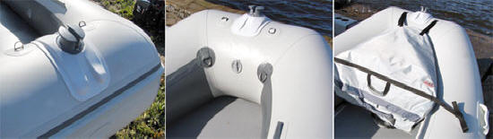 Надувная лодка Баджер Fishing Line 360 с жестким полом (фанера 12)