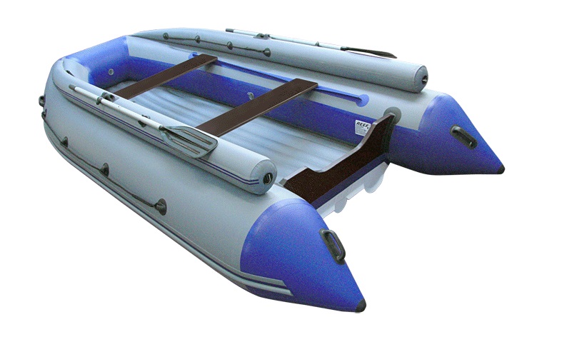 Надувная лодка ПВХ Риф Тритон 420 F (фальшборт, НДНД)
