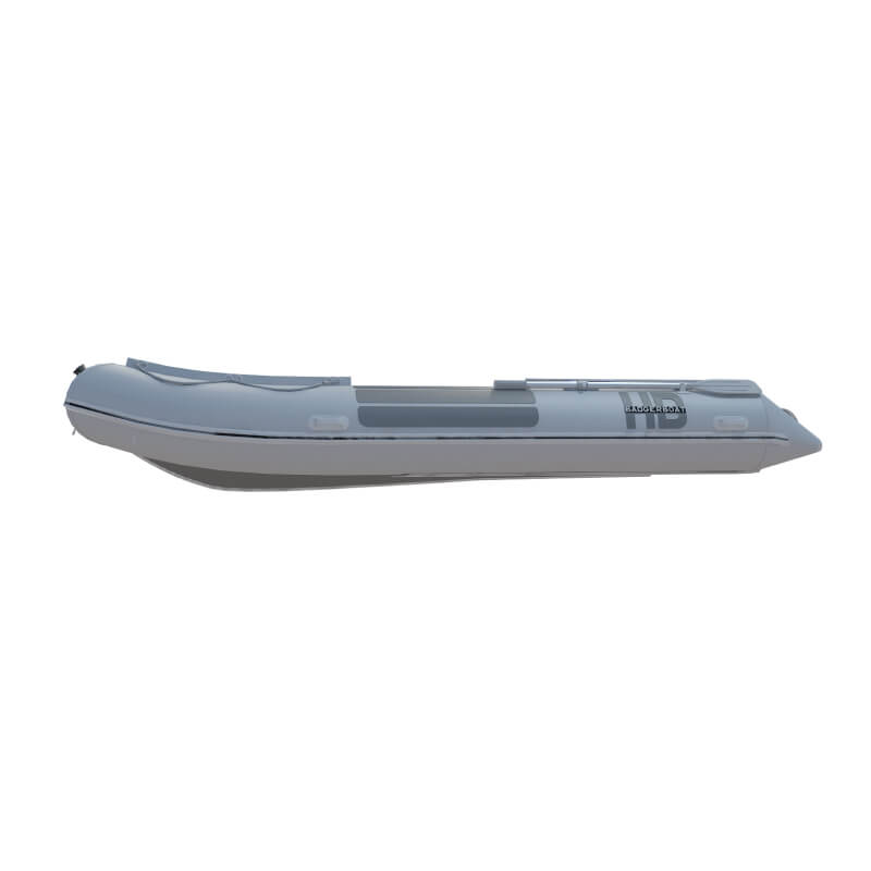 Надувная лодка Баджер Heavy Duty 370 AL, серый