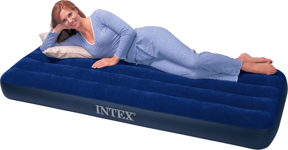 Надувной матрас-кровать Intex, 76x191x22 см.