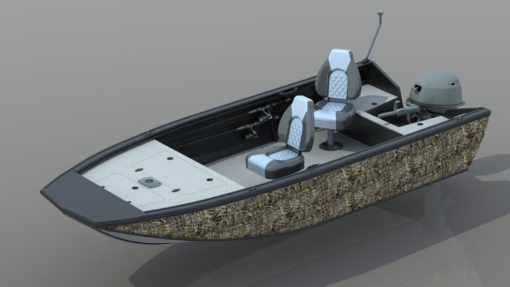 Лодка алюминиевая Альбакор 410 FISH