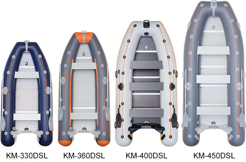 Надувная лодка ПВХ Колибри КМ-360DSL (фанерный пайол)