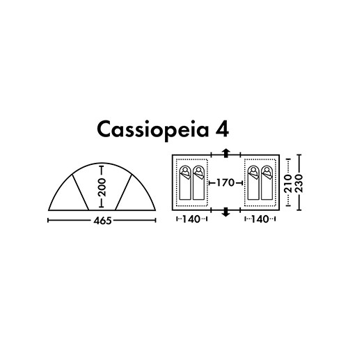 Палатка FHM Cassiopeia 4