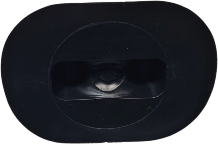 Держатель леера (97х70 мм.), черный