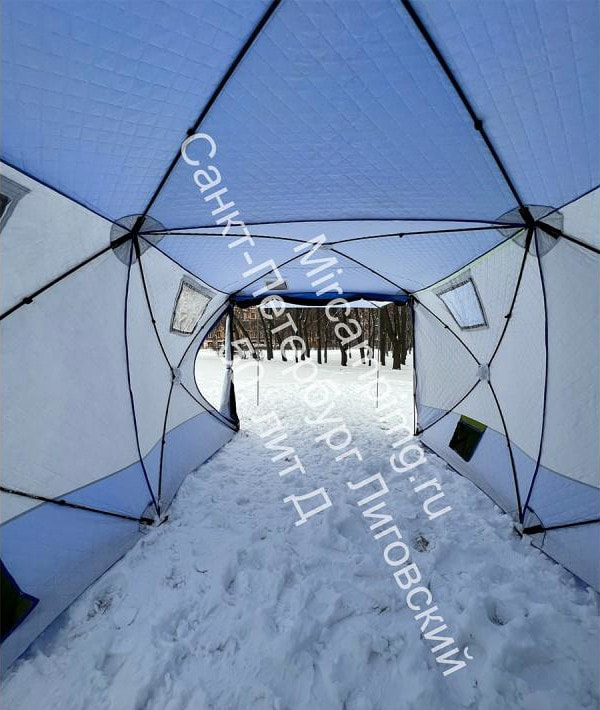 Палатка для зимней рыбалки MirCamping КУБ (4х2х1,7 м.) арт. 2023