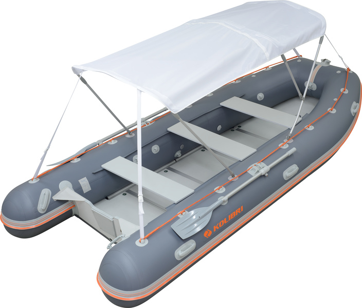 Надувная лодка ПВХ Колибри КМ-450DSL (фанерный пайол)