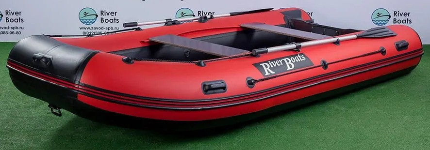 Надувная лодка ПВХ RiverBoats RB 370 (киль, слань)