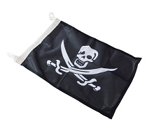 Флаг пиратский Веселый Роджер 30х40 см.