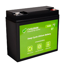 Аккумуляторная батарея Evolisun LiFePO4, 12,8 V, 18 Ah