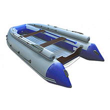 Надувная лодка ПВХ Риф 390 F (фальшборт, НДНД)