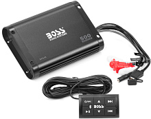 Аудиосистема Boss Audio BPS4B, 500 Вт (усилитель, магнитола с пультом ДУ)