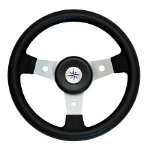 Рулевое колесо DELFINO, д. 310 мм. (серебр. спицы)